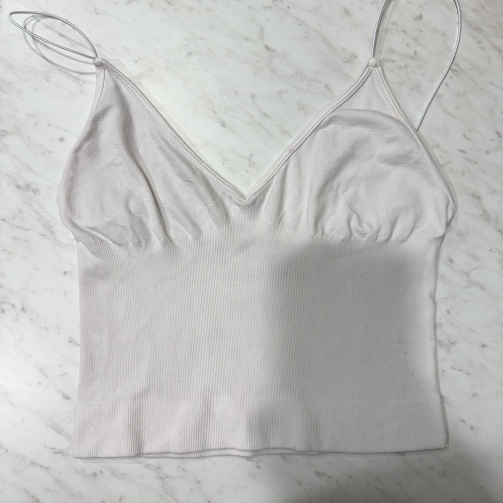 Free People White Bralette